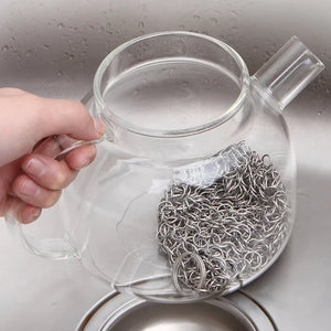 Suministros de cocina de bolas de alambre de acero para lavar ollas para lavar platos