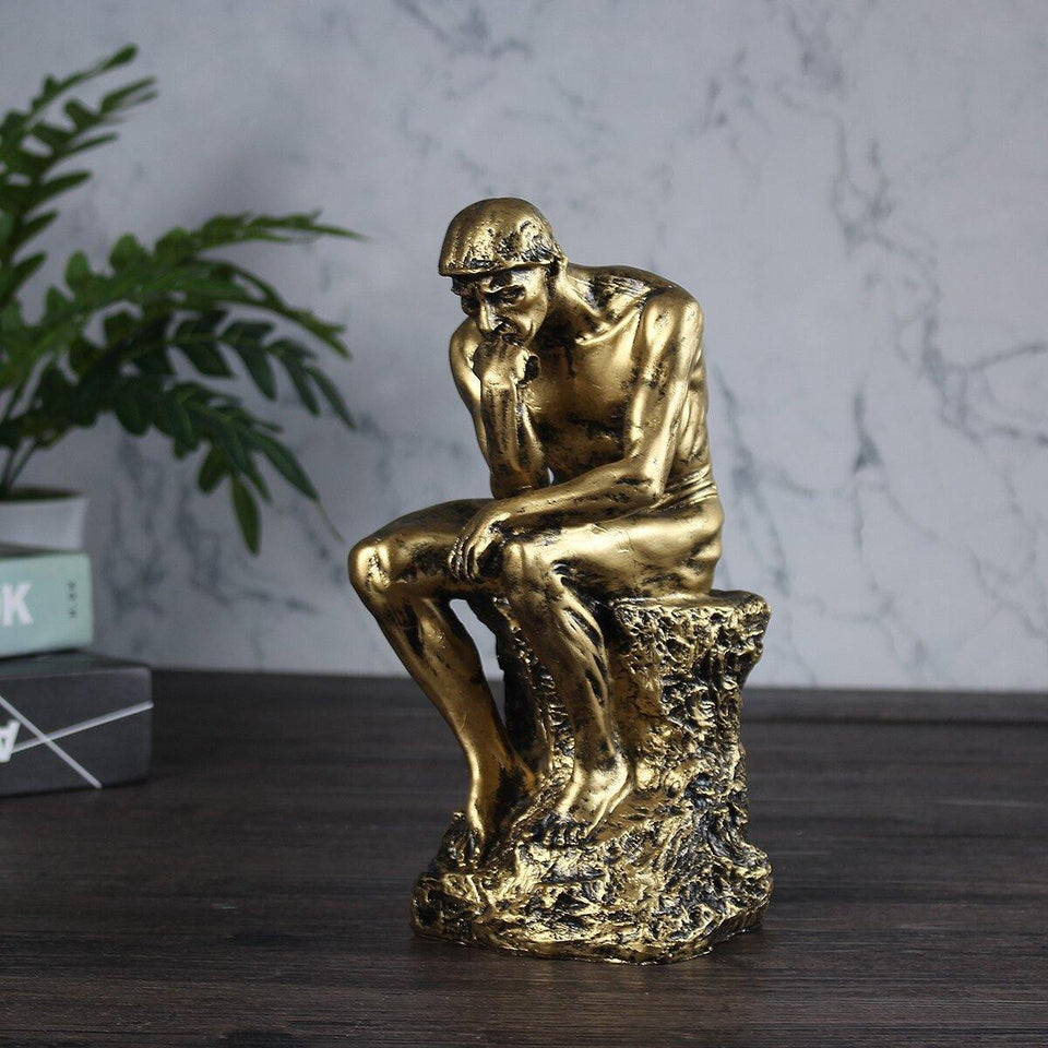 Creative Character Sculpture Thinker Pensive Decoration Living Room Study Room Model Office Office Decoration