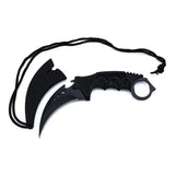 B-37 Claw Knife With Sheath Pocket Folding Key Outdoor Hunting Survival Tools Stainless Steel Home Knife