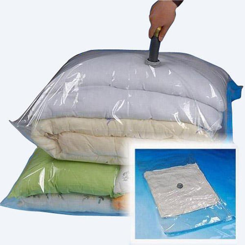 100x80cm Large Space Saver Vacuum Seal Storage Packing Bag for clothes Pillows Throws Seasonal Bedding