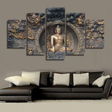 5PCS Modern Canvas Pictures Wall Art Decor Paintings Posters Statue