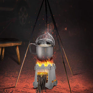 Foldable Gas Stove Outdoor Camping Cooking Burner Stainless Steel Outdoor Stove for Camping Tool