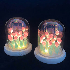 Veilleuse Tulipe Romantique-Lumière Décorative