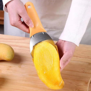 Artefacto de corte de mango Separador de frutas multifuncional Pelado y separación Cuchillo especial de mango Corte y pala