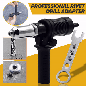 Professional Rivet Drill Adapter Kit With 4Pcs Different Matching Nozzle Bolts