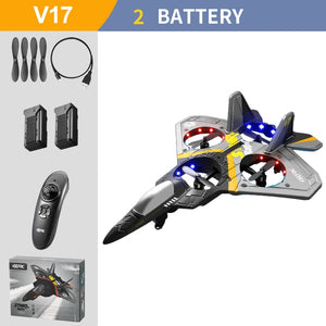 (🌲Early Christmas Sale- SAVE 48% OFF)V17 Jet Fighter Stunt RC Airplane