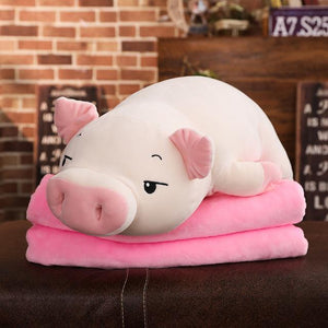 Almohada de cerdo rosa kawaii