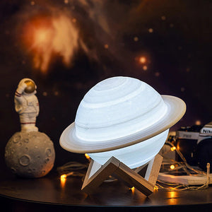 Lampe Saturne à couleur changeante