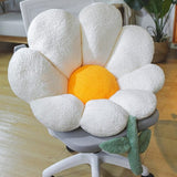 Almohada linda del cojín de la silla de la felpa de la margarita de la flor en colores pastel