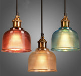 Sosie - Retro European Color Glass Pendant Light