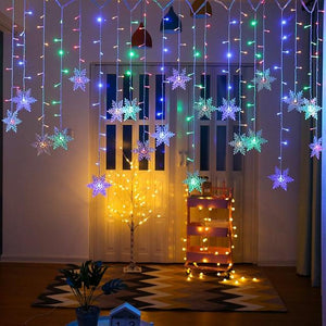 Snowflake Hanging LED Lights
