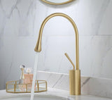 Raffeto - Brass Crane Bathroom Faucet