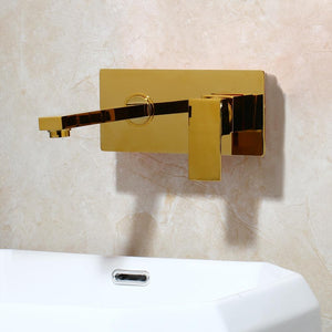 Laney - Wall Mounted Brass Nozzle Bathroom Faucet