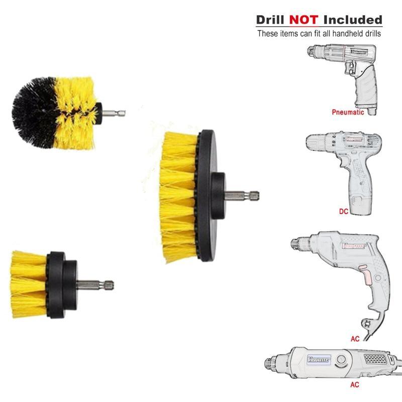 【63% OFF】Drill Brush Scrubber - 3 Piece Set