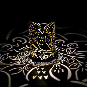 Omar - Owl Shadow Cast Lantern