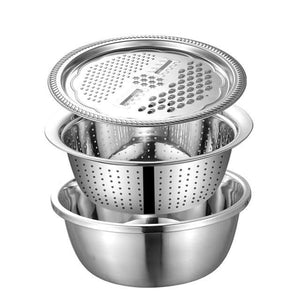 Multifunction Stainless Steel Basin Grater