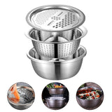 Multifunction Stainless Steel Basin Grater
