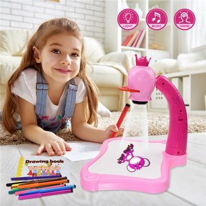Childrens LED Art Drawing Projector