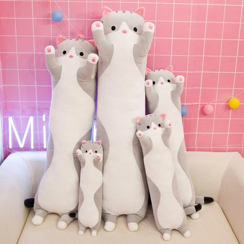 Kawaii Anime Stuffed Toy Hug Cute Cat Plush Pillow