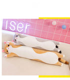 Almohada de felpa de gato lindo abrazo de juguete de peluche de anime kawaii