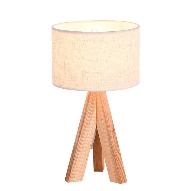 Lizbeth - Three Leg Wooden Base Lamp