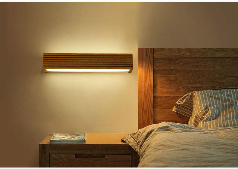 Statuto - Modern Nordic Wooden Wall Lamp