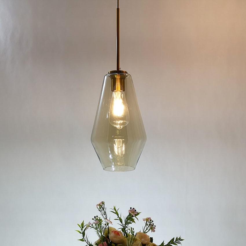Meriall - Hanging Glass Pendant Lamp